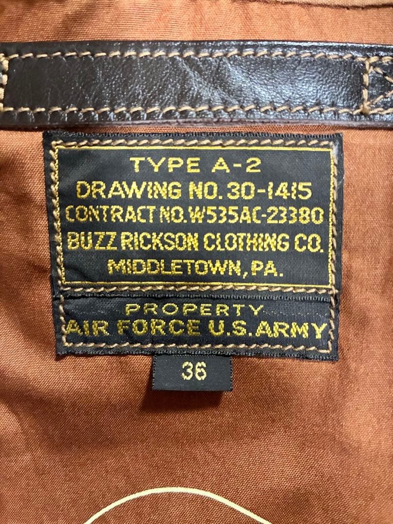 Buzz Ricksons A-2 Flight Jacket - image 4