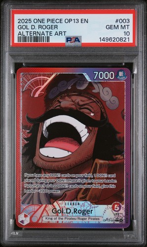 Gol.D.Roger (Alternate Art) graded PSA 10 for sale on eBay