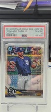 2018 Bowman Chrome Prospects Fernando Tatis Jr Mega Box MOJO Refractor #114