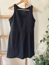 GapFit Black Active Wear Dress Built-In Shorts Padded Black Size Large