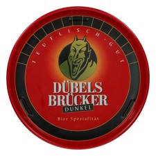 Dübelsbrücker Bier Tablett Serviertablett Kellnertablett Metall