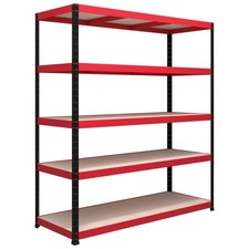 RB Boss 5 Wood Shelves Racking 1800x1600x600mm 250kg UDL Garage Storage