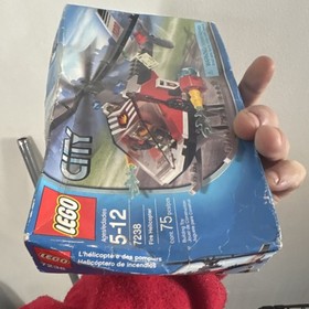 LEGO CITY Fire Helicopter 7238 Complete Set Boxed 75 Pieces Ages 5-12