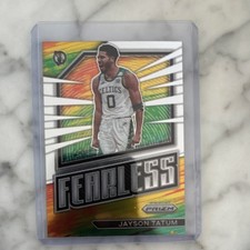 Panini 2022-23 Prizm Fearless Jayson Tatum #11 Boston Celtics NBA Basketball