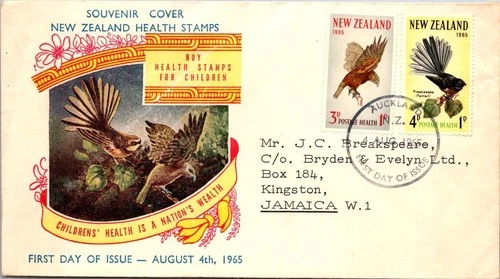 New Zealand FDC 1965 Health Stamps For Children - Auckland - J29264