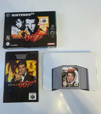 Nintendo GoldenEye 007 Nintendo 64 N64 (PAL) Shooter Complete with Box & Manual - Image 1 of 2