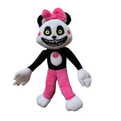 Mr. Hopp's Playhouse 2 Miss Bo Plush Stuffed Animal 10in Movable Legs Pink Bow
