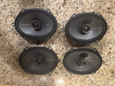 KICKER KSC680 6X8" Coaxial Car Speakers 150W Peak 75W RMS 4 Ohm #47KSC6804 QTY 4