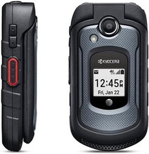 Kyocera DuraXE 4G LTE 8GB PTT Rugged Flip Phone AT T GSM Unlocked E4710 