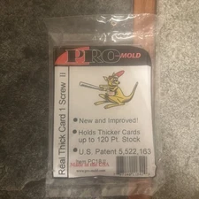 PRO-MOLD Real Thick, 120 pt, PC18II 1 Screw Screw down Card Holder 