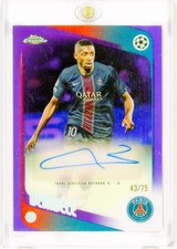 2021-22 Topps Chrome Paris Saint-Germain Team Set Soccer Cards Checklist 6