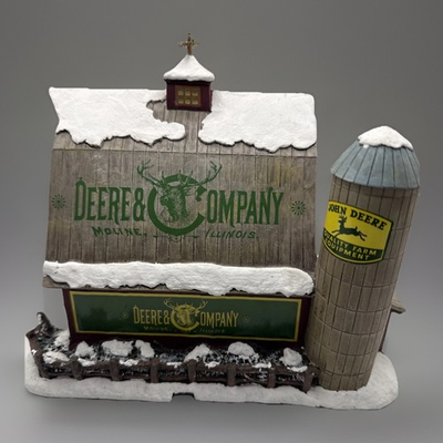 #ad Thomas Kinkade 2003 Hawthorne Village John Deere Barn Creek Village $53.95