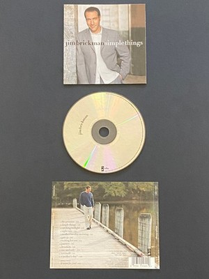 Jim Brickman Simple Things CD 2001 New Age Piano Windham Hill Records NO CASE