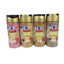 McCormick Limited Edition Holiday Finishing Sugar 2025 Set Of 4