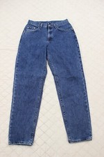 Vintage Lee womens size 12 taper leg blue denim jeans USA