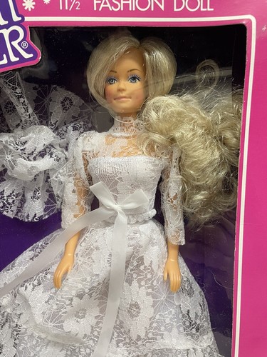 MUÑECA NOVIA VINTAGE 1987 BARBIE CLONE FASHION CORNER día boda suerte - Imagen 2 de 9