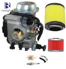 Carburetor & Air Filter Oil Filter FOR 1988-2000 Honda Fourtrax 300 TRX300FW 4x4