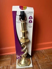 NEW Solid Brass Lamp Design Trends by Patrick Dolan No Shade 4 lb 10 oz