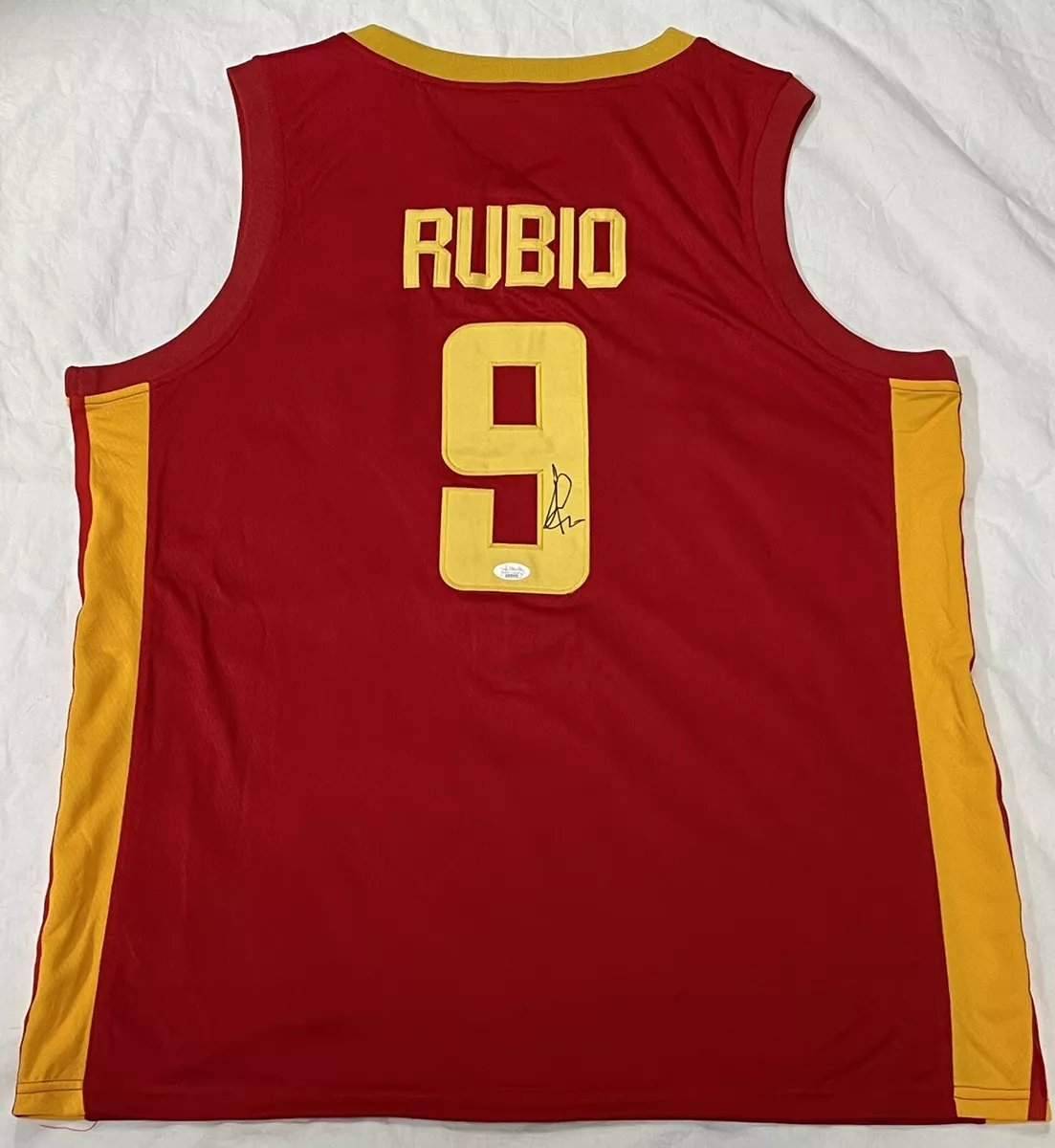 ricky rubio signed jersey