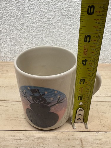 Vintage Denny's Snowman Heat Activated Color Chainging Coffee Mug Tea Cup - Bild 7 von 8