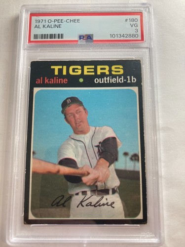 1971 Topps - Al Kaline #180 PSA 3