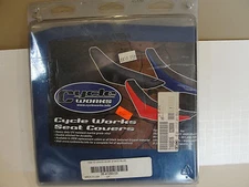 Quad Works 35-41293-03 Cycle Works Seat Cover Blue 