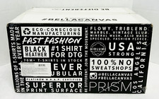 Case of 100 Packs Bella Canvas Reusable Cloth Face Masks, Black 3 Pack