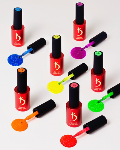 Gel base color caucho natural Kodi 7 ml. Camuflaje / Funda, Rosa, Beige, Marfil - Imagen 147 de 153