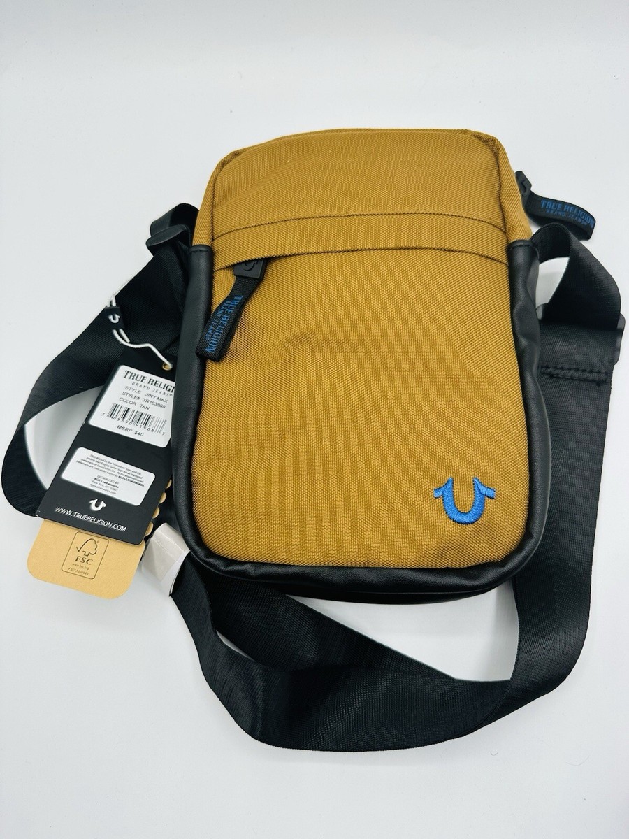 NWT True Religion Jiny Max Jinx Unisex Crossbody Bag Tan NWT True Religion Jiny Max Jinx Unisex Crossbody Bag Tan