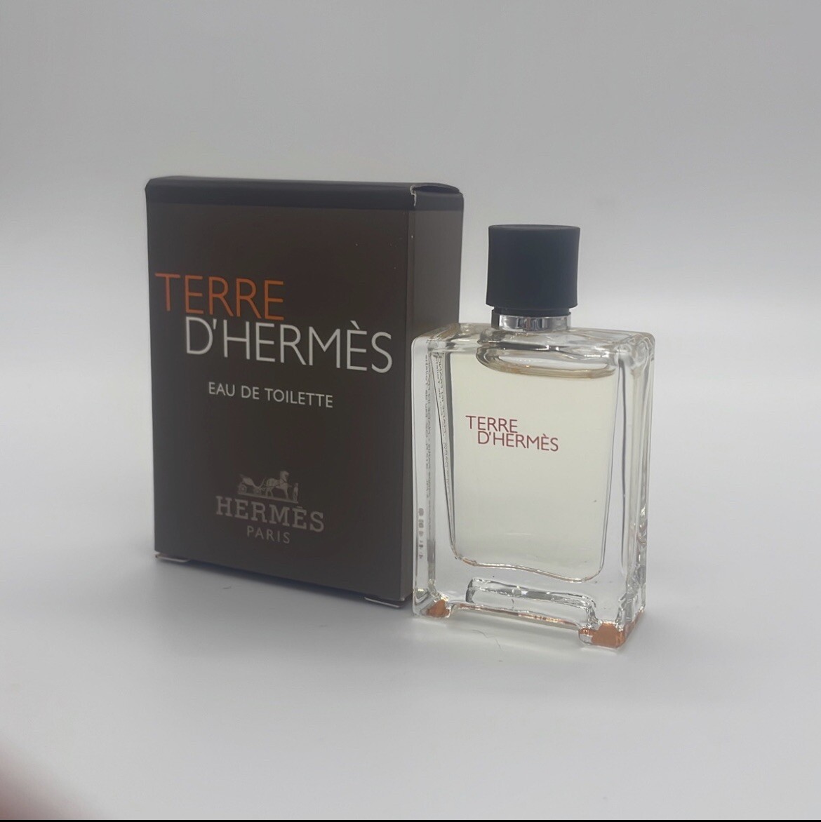 Terre D'Hermes Eau De Toilette 5ml/0.17oz Miniature New In Box | eBay