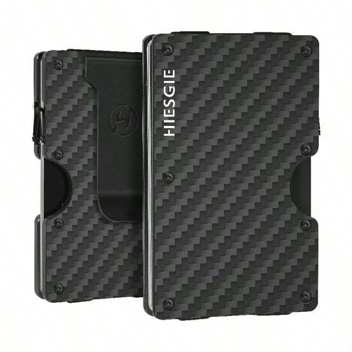 Minimalist Metal Wallet For Men - Slim RFID BLOCKING Wallets With Removable Mone
