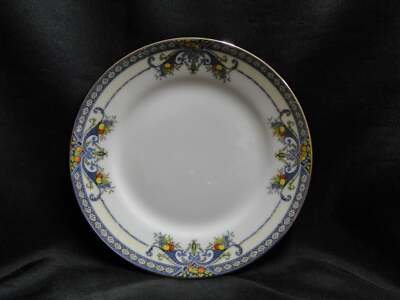 Noritake Winona, Blue Cornucopias, Fruit: Bread Plate (s), 6 3/8''