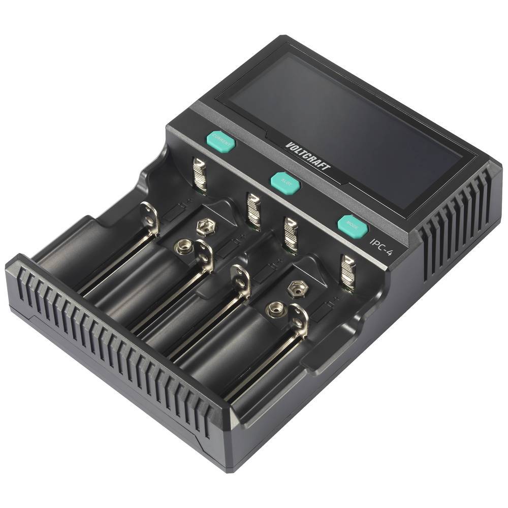 VOLTCRAFT IPC-4 Caricabatterie universale LiIon, LiFePO, NiMH, NiCd, LiFePO4 A,
