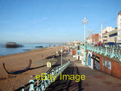 Foto 6x4 Strandzugang von Brighton Esplanade Hove c2008