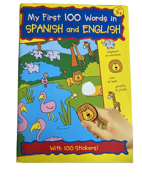 My first 100 words in spanish and english w stickers for sale online ebay