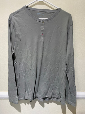 Soie Manche Longue Monoprix T Shirt Line Monoprix Homme Men's Sz M