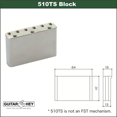 NEW Gotoh 510TS-FE2 Non-locking Tremolo Bridge 37mm Steel Block