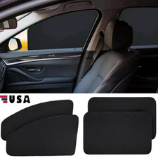 4 Magnetic Car Window Sunshade Cover Sun Shade Uv Protection Visor Shield Mesh