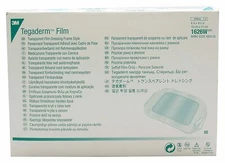 3M 1626W Tegaderm Transparent Film Dressing 4 in. x 4¾ in. (2 Boxes of 50)