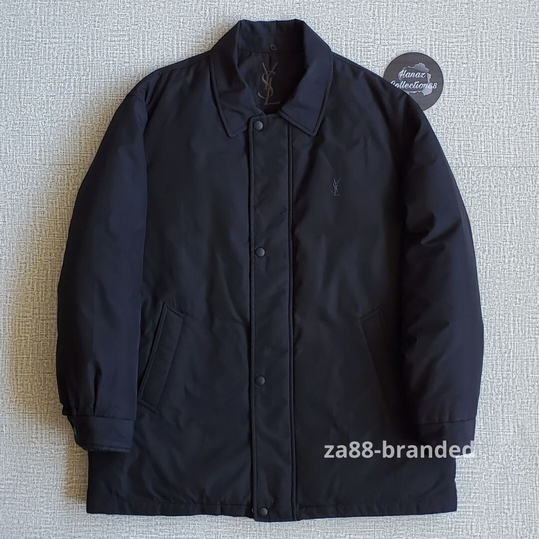 Piumino nero YVES SAINT LAURENT YSL