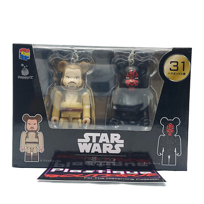 Bearbrick Star Wars Qui-Gon Jinn Darth Maul #31 100% MIB