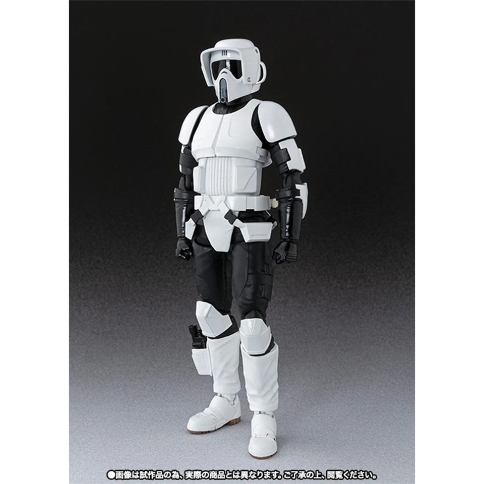 Figura de acción S.H.Figuarts STAR WARS Scout Trooper & Speeder Bike Japón nueva Foto 2 de 4