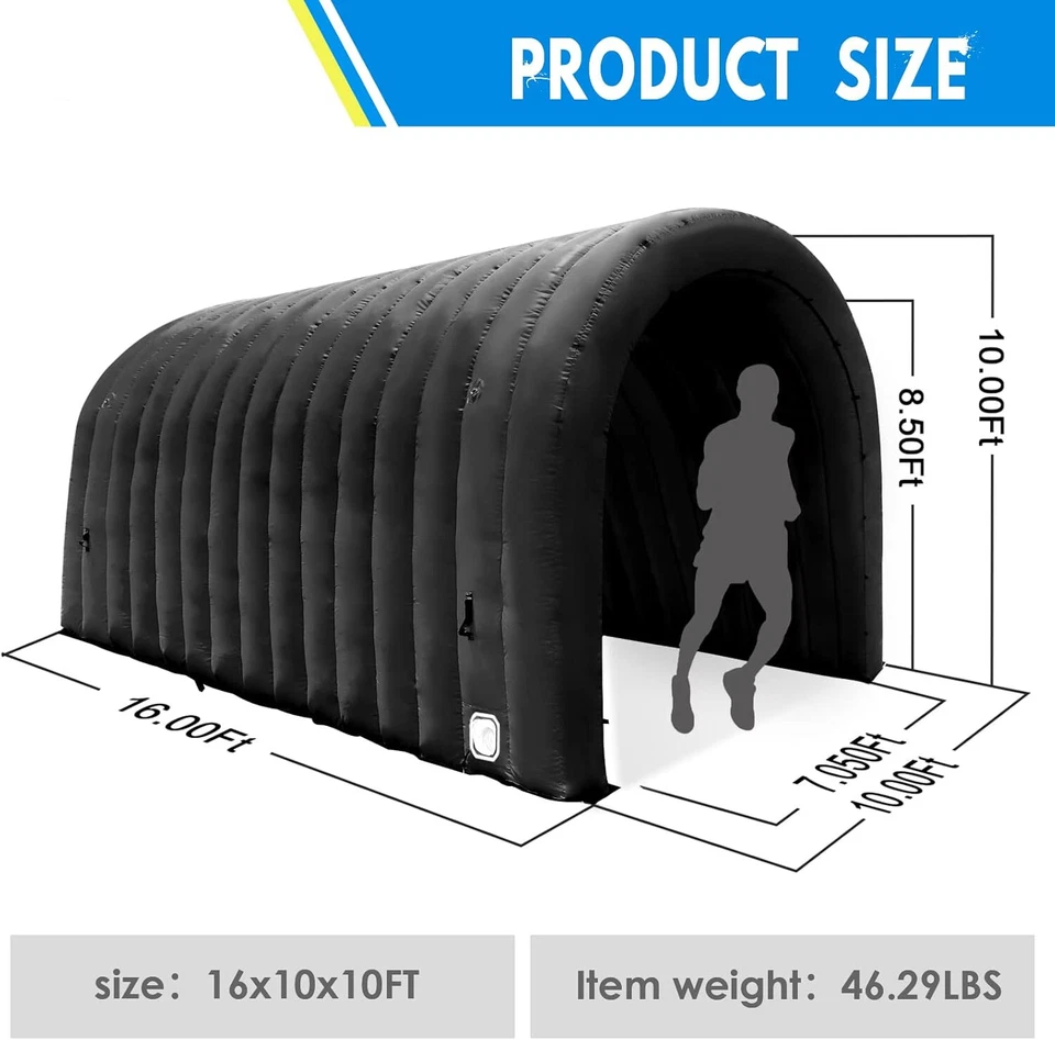 Inflatable Tunnel Sport Tunnel Entrance Inflatable Football Tunnel Tent forEvent - Image 2 of 4
