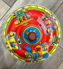 Tin litho MFZ Spinning Top Toy Train Image 8"
