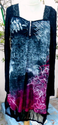 Kleid * Mode gehört Ihnen * LMV Gr. 40 Modell Passion Johannisbeere sehr guter Zustand