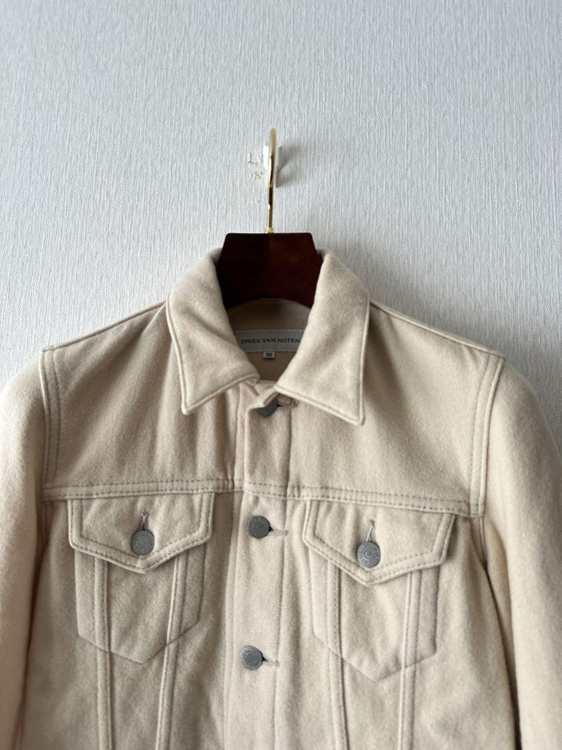 DRIES VAN NOTEN 90s Short Wool Jacket White Size-36 Used | eBay DRIES VAN NOTEN 90s Short Wool Jacket White Size-36 Used | eBay