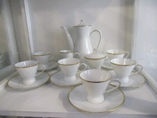 Classic Rose Rosenthal Form 2000 Goldrand Mokkaservice für  6 P. 6 Mokkagedecke