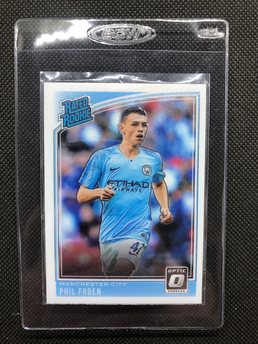 PHIL FODEN 2018/19 Donruss Optic #179. Rated Rookie RC Manchester