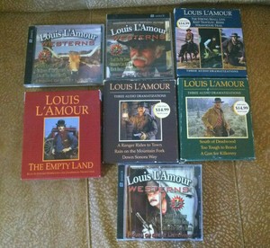 Lot of 7 Louis L'Amour collections on CD audio books | eBay