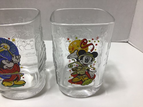 3 Mickey Mouse Square Glasses Disney Studio Epcot Center & Animal Kingdom - Picture 4 of 5